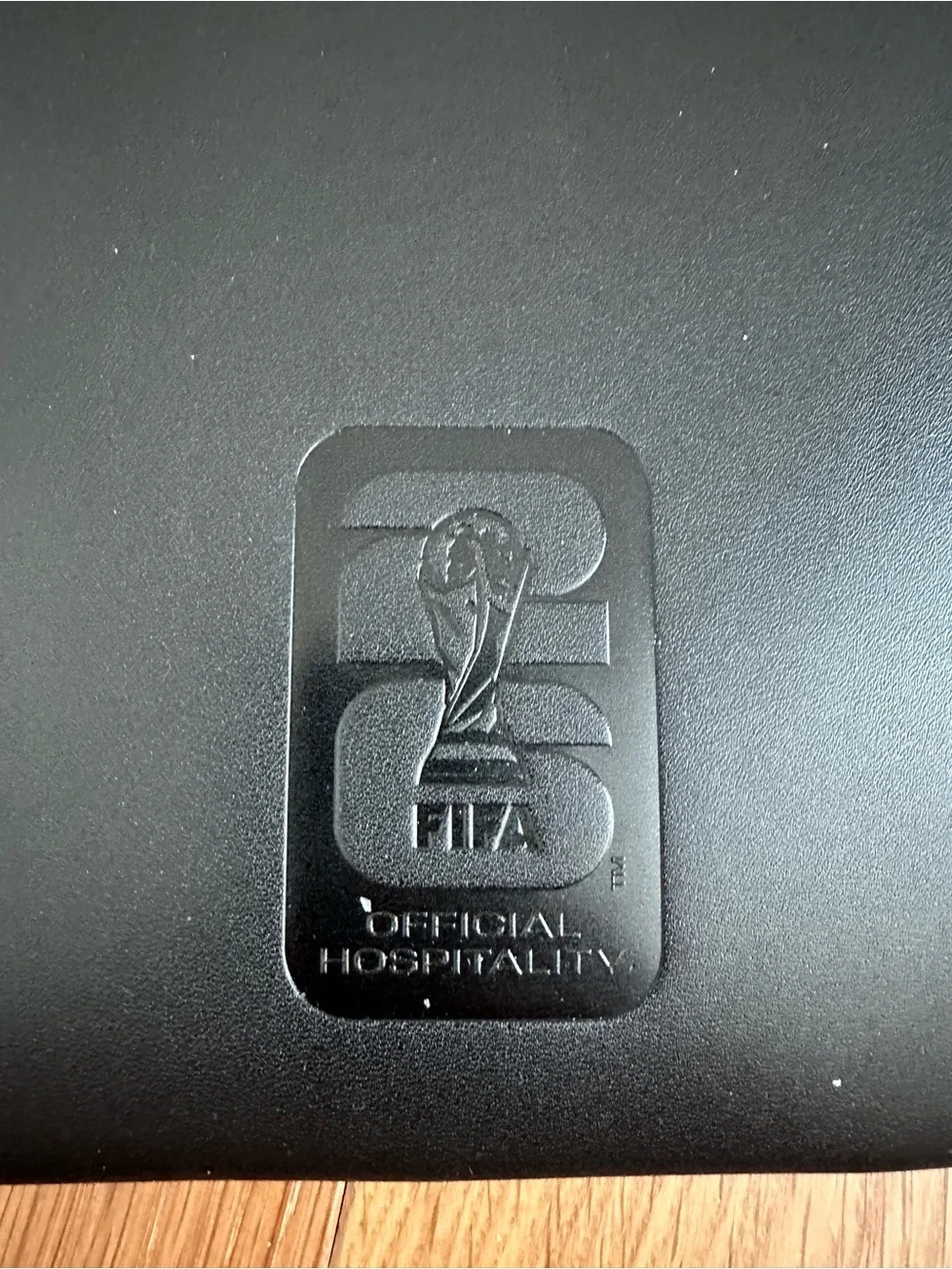 2026 FIFA Official World Cup Hospitality Black and Red Zip Tablet Sleeve